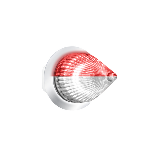 Double Fury White Auxiliary to Red Primary Function 4 LED 1 1/8" Spike Light