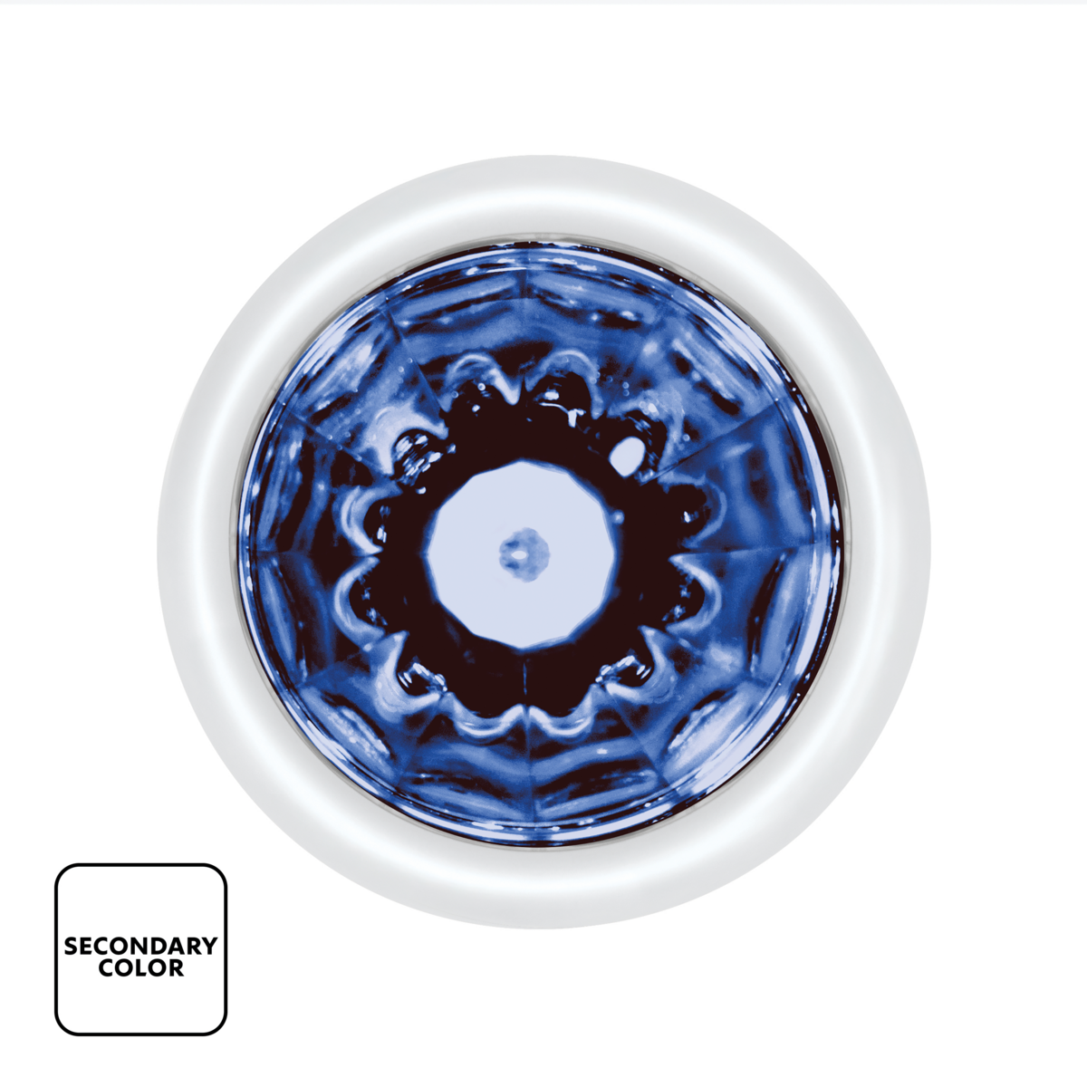 UltraBurst Double Fury Blue Auxiliary to Red Clearance and Marker 9 LED 1 1/2" Watermelon Light
