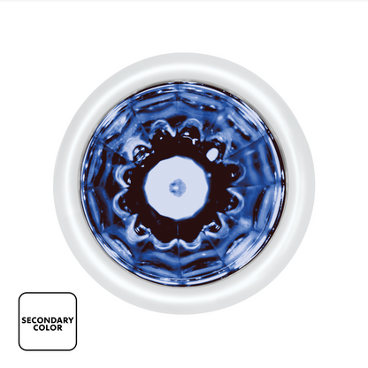 UltraBurst Double Fury Blue Auxiliary to Red Clearance and Marker 9 LED 1 1/2" Watermelon Light