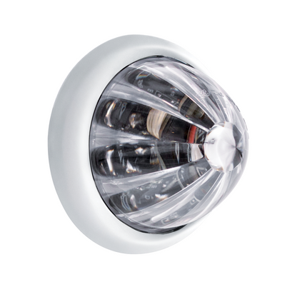 UltraBurst Double Fury Blue Auxiliary to Red Clearance and Marker 9 LED 1 1/2" Watermelon Light
