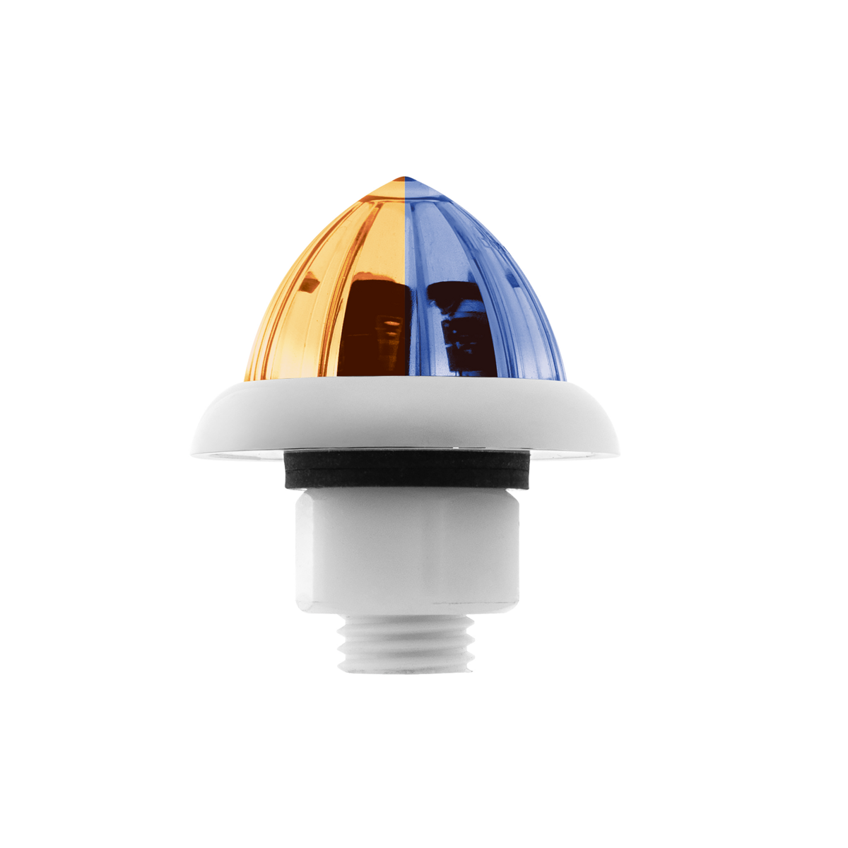 UltraBurst Double Fury Blue Auxiliary to Amber Clearance and Marker 9 LED 1 1/2" Watermelon Light