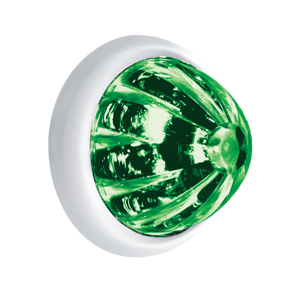 UltraBurst Double Fury Green Auxiliary to Amber Clearance and Marker 9 LED 1 1/2" Watermelon Light
