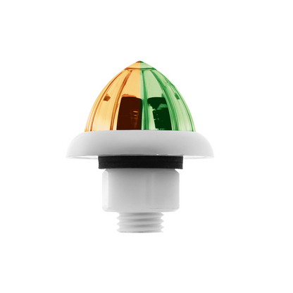 UltraBurst Double Fury Green Auxiliary to Amber Clearance and Marker 9 LED 1 1/2" Watermelon Light