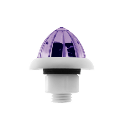 UltraBurst Double Fury Purple Auxiliary to Amber Clearance and Marker 9 LED 1 1/2" Watermelon Light