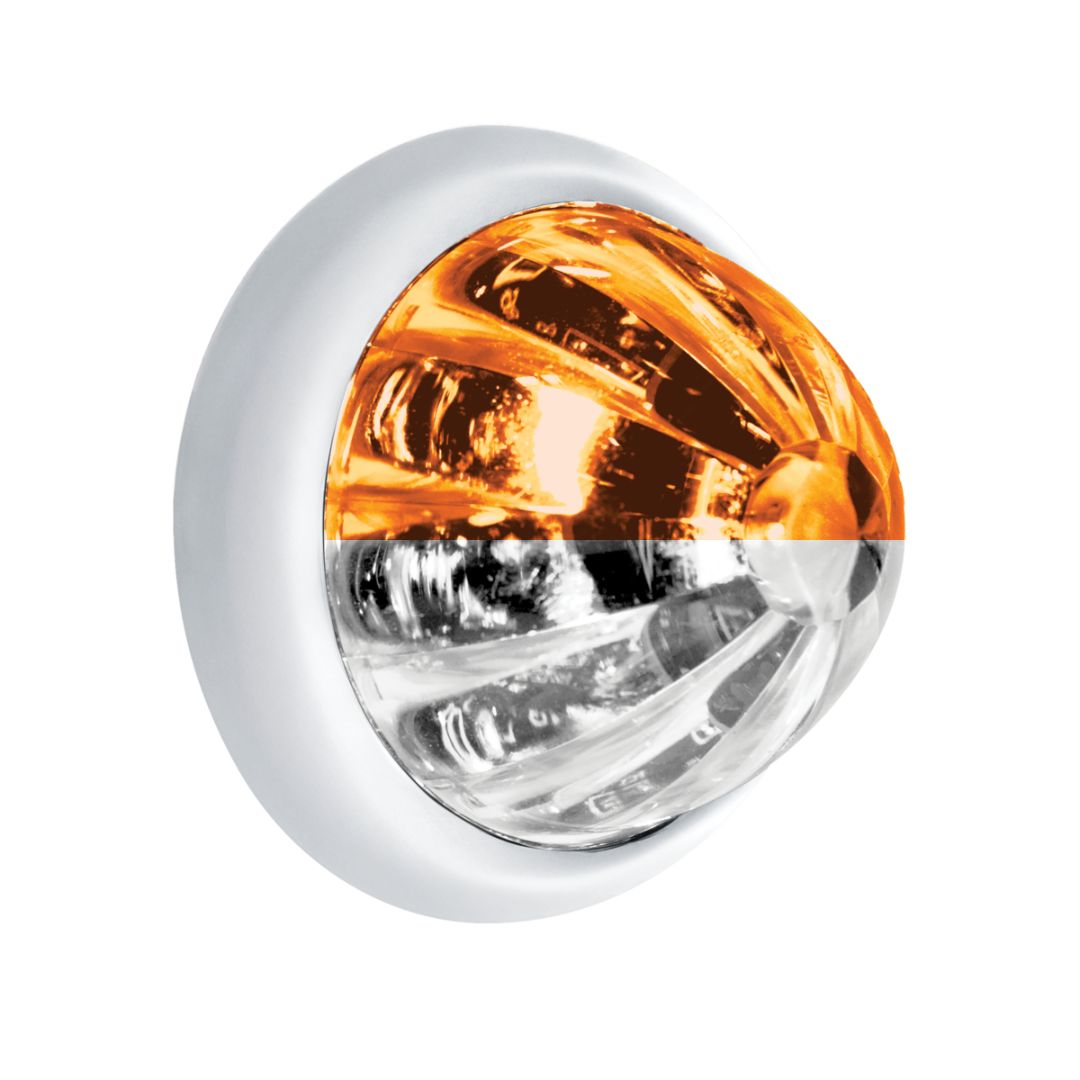 UltraBurst Double Fury White Auxiliary to Amber Clearance and Marker 9 LED 1 1/2" Watermelon Light