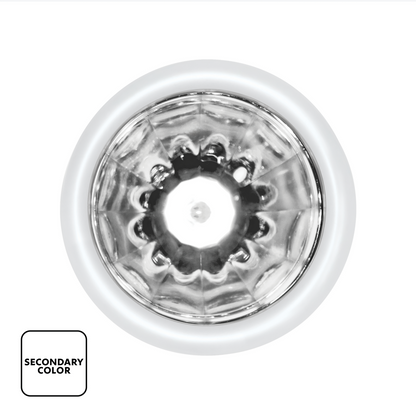 UltraBurst Double Fury White Auxiliary to Red Clearance and Marker 9 LED 1 1/2" Watermelon Light