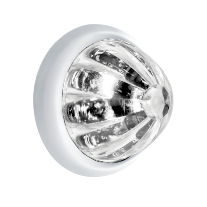UltraBurst Double Fury White Auxiliary to Red Clearance and Marker 9 LED 1 1/2" Watermelon Light
