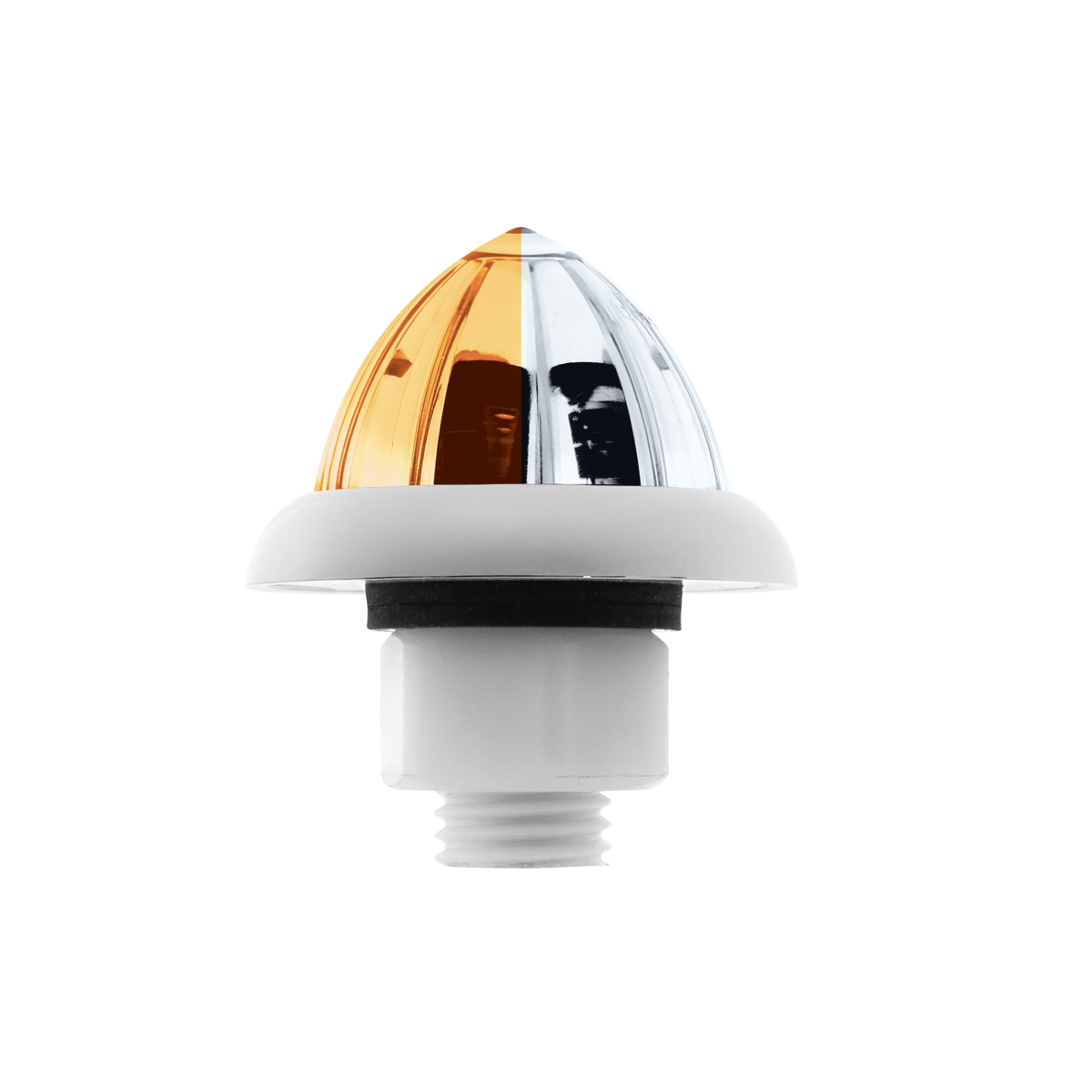 UltraBurst Double Fury White Auxiliary to Amber Clearance and Marker 9 LED 1 1/2" Watermelon Light