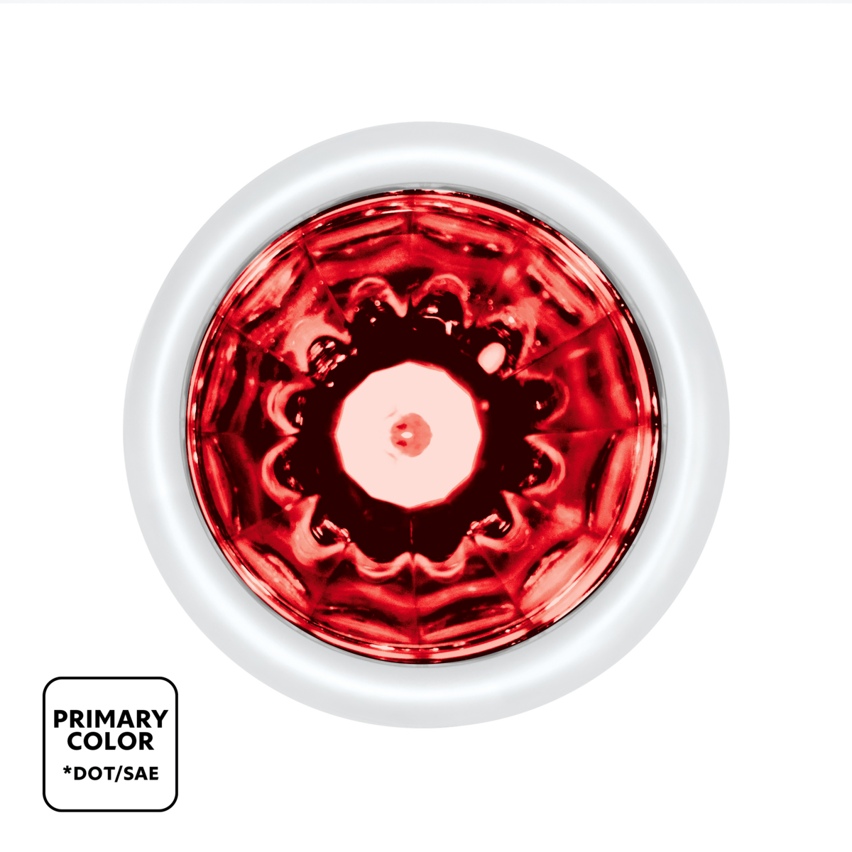 UltraBurst Double Fury Blue Auxiliary to Red Clearance and Marker 9 LED 1 1/2" Watermelon Light
