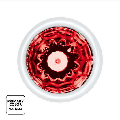 UltraBurst Double Fury Blue Auxiliary to Red Clearance and Marker 9 LED 1 1/2" Watermelon Light