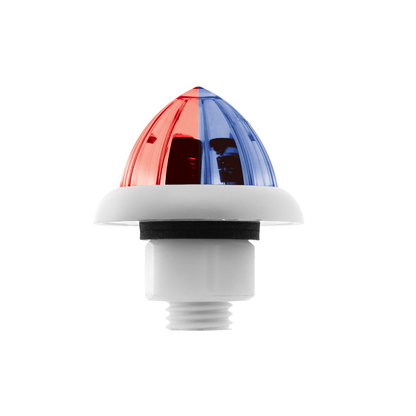 UltraBurst Double Fury Blue Auxiliary to Red Clearance and Marker 9 LED 1 1/2" Watermelon Light