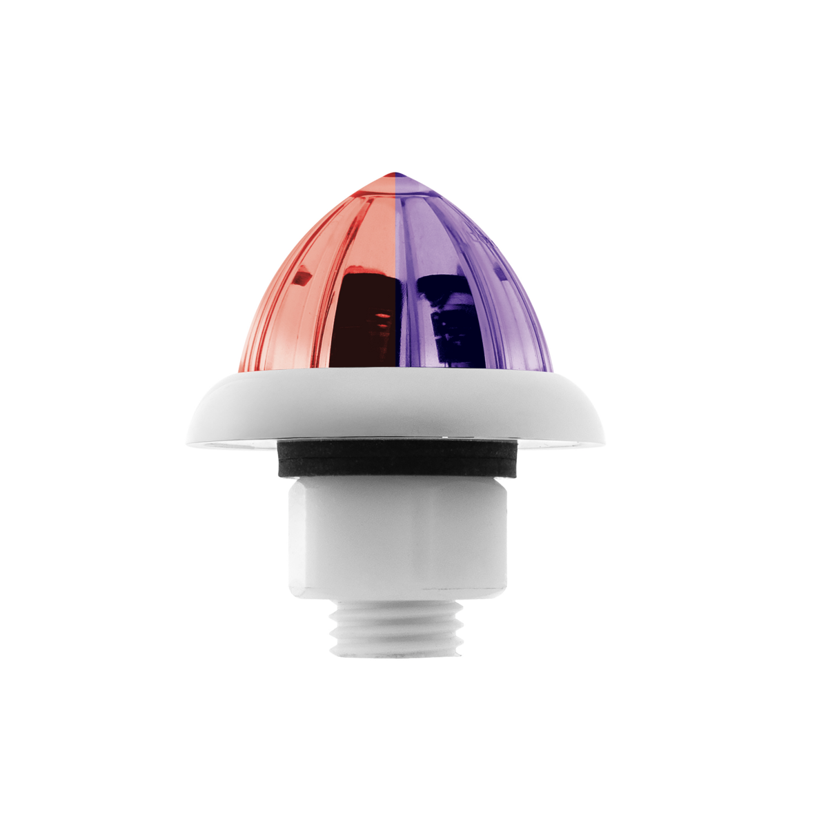 UltraBurst Double Fury Purple Auxiliary to Red Clearance and Marker 9 LED 1 1/2" Watermelon Light