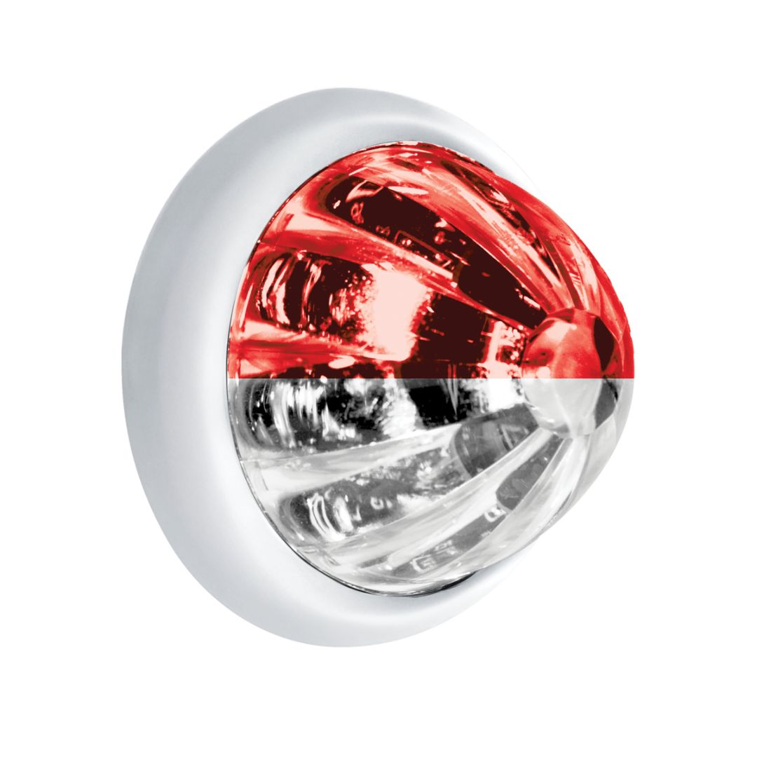 UltraBurst Double Fury White Auxiliary to Red Clearance and Marker 9 LED 1 1/2" Watermelon Light