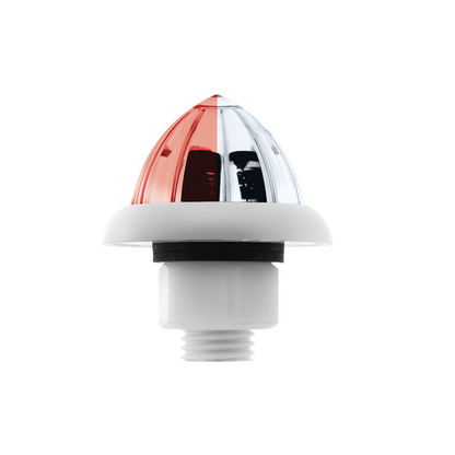 UltraBurst Double Fury White Auxiliary to Red Clearance and Marker 9 LED 1 1/2" Watermelon Light