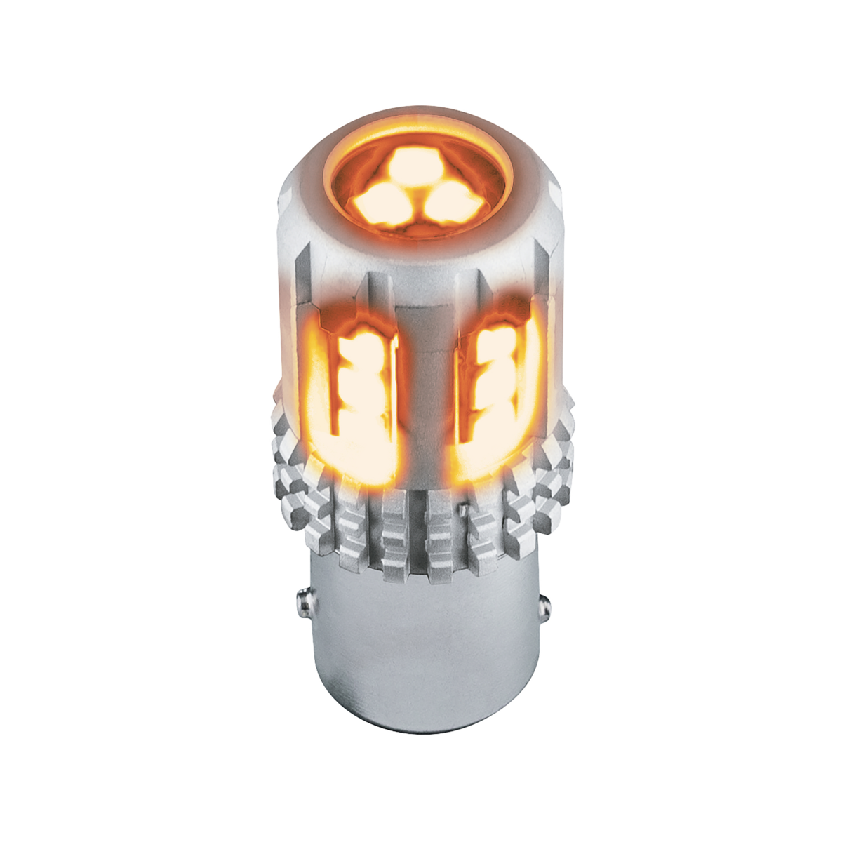Double Fury High Power Amber to Blue 18 LED 1157 Bulb