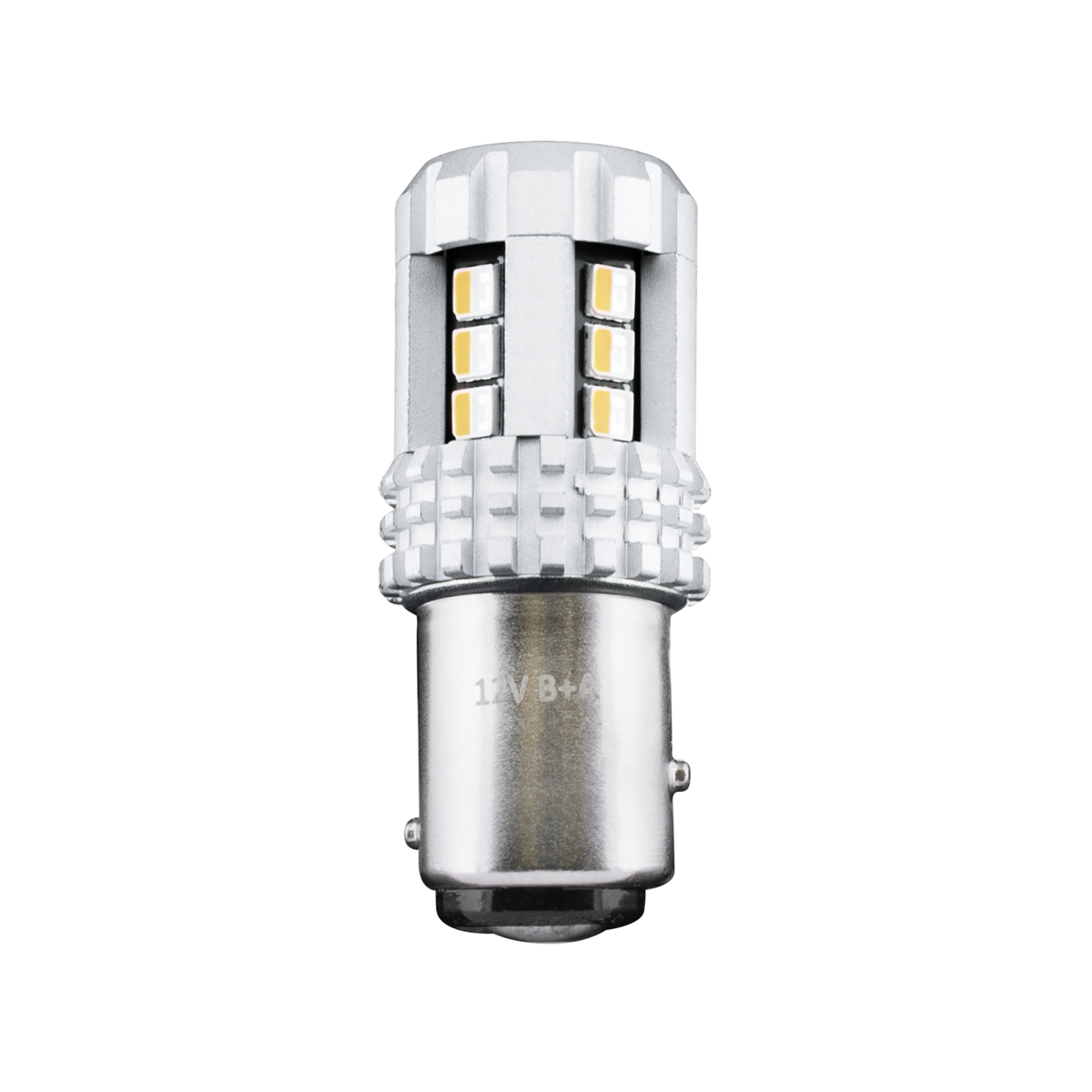 Double Fury High Power Amber to Green 18 LED 1157 Bulb