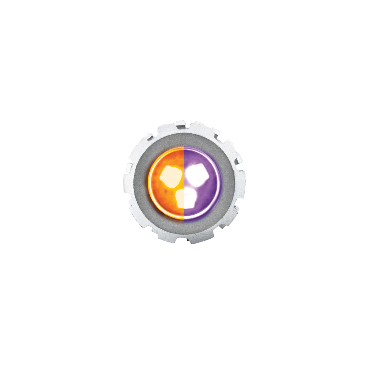 Double Fury High Power Amber to Purple 18 LED 1157 Bulb