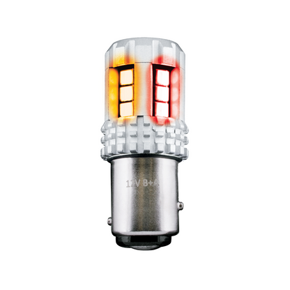 Double Fury High Power Amber to Red 18 LED 1157 Bulb