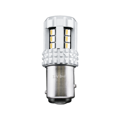Double Fury High Power Amber to White 18 LED 1157 Bulb