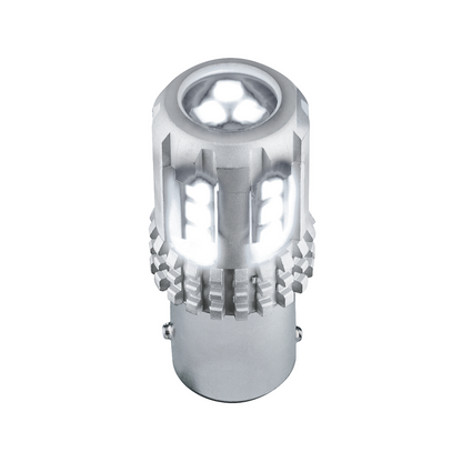 Double Fury High Power Amber to White 18 LED 1157 Bulb
