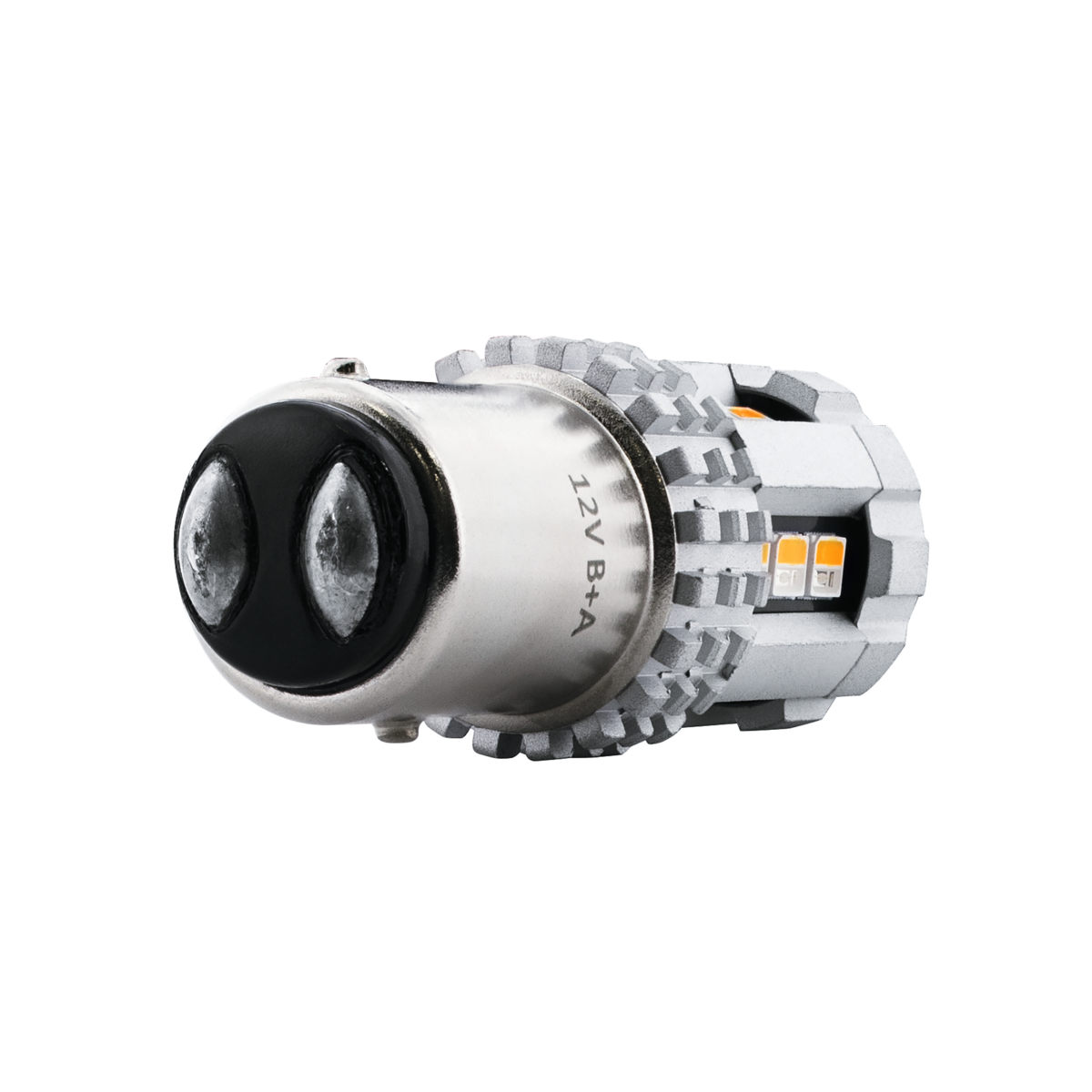 Double Fury High Power Amber to White 18 LED 1157 Bulb