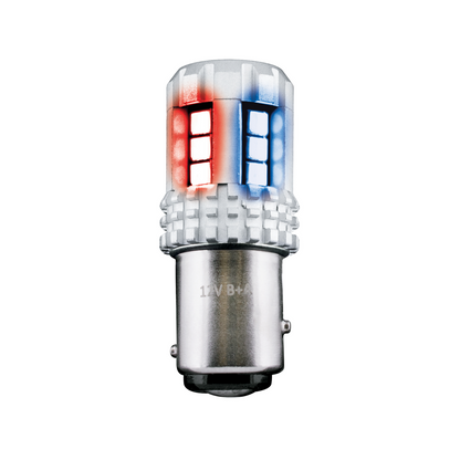Double Fury High Power Red to Blue 18 LED 1157 Bulb