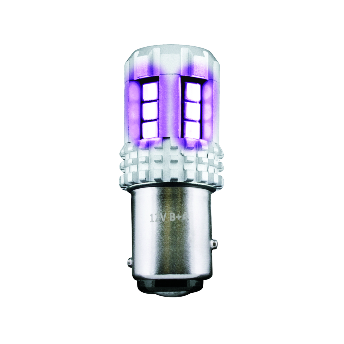 Double Fury High Power Amber to Purple 18 LED 1157 Bulb