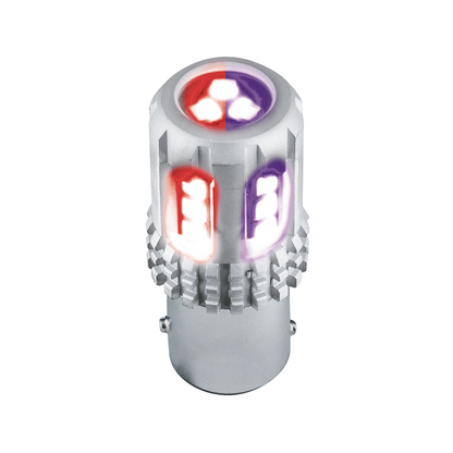 Double Fury High Power Red to Purple 18 LED 1157 Bulb