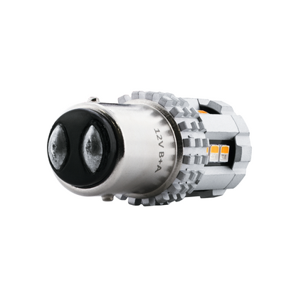 Double Fury High Power Amber to Purple 18 LED 1157 Bulb