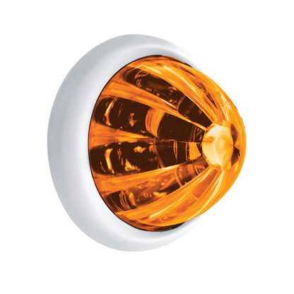 UltraBurst Amber with Amber Lens Clearance and Marker 9 LED 1 1/2" Watermelon Light