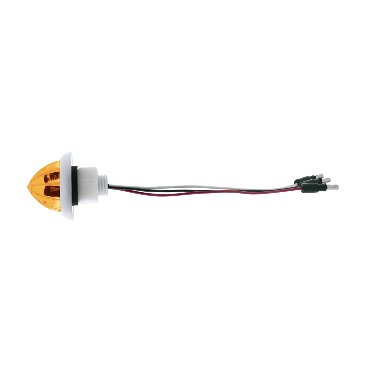 UltraBurst Amber with Amber Lens Clearance and Marker 9 LED 1 1/2" Watermelon Light