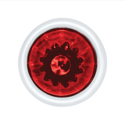 UltraBurst Red with Red Lens Clearance and Marker 9 LED 1 1/2" Watermelon Light