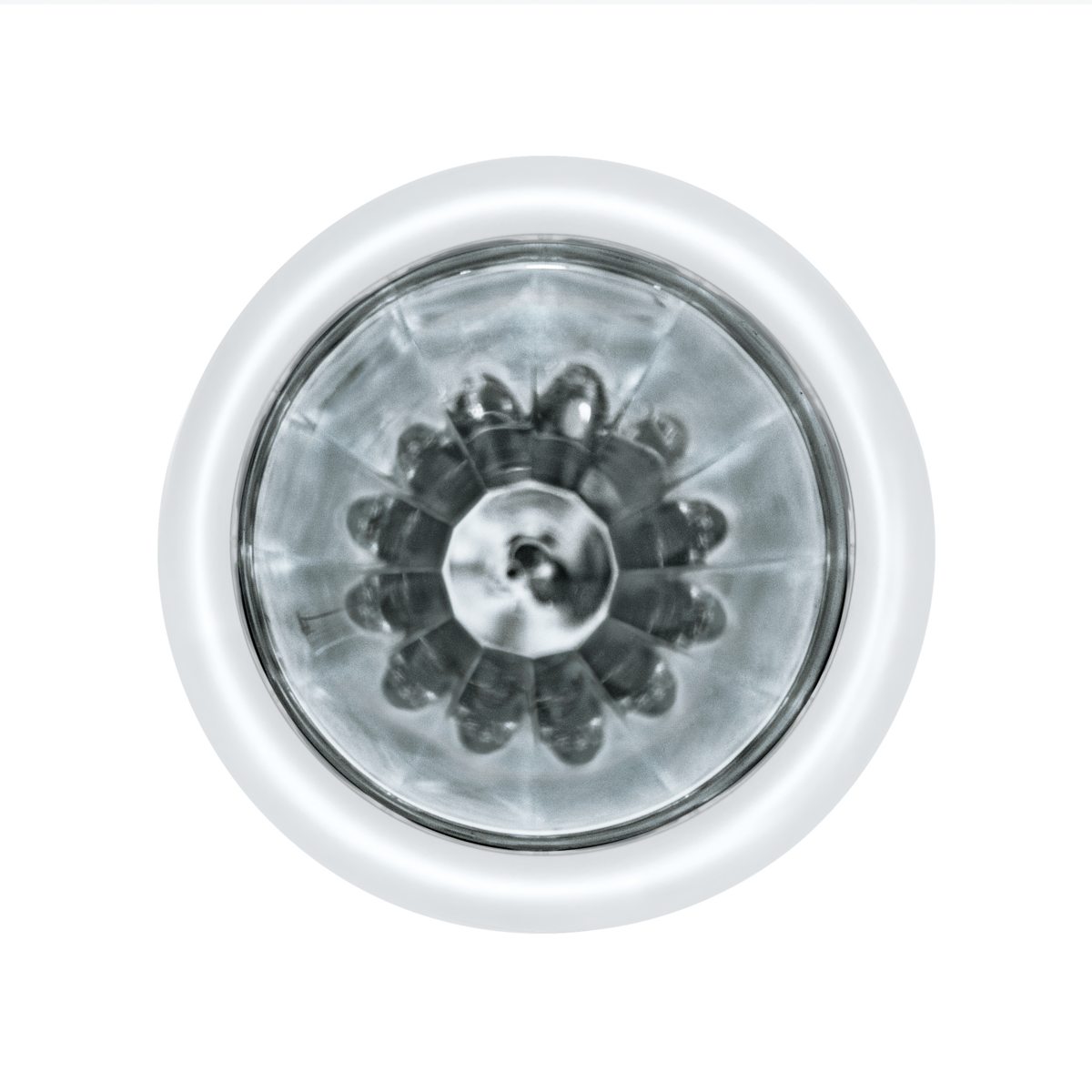 UltraBurst Amber with Clear Lens Clearance and Marker 9 LED 1 1/2" Watermelon Light