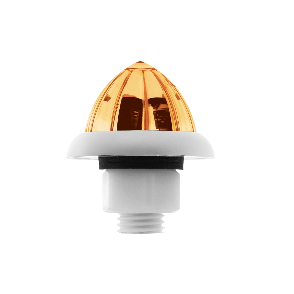 UltraBurst Amber with Clear Lens Clearance and Marker 9 LED 1 1/2" Watermelon Light