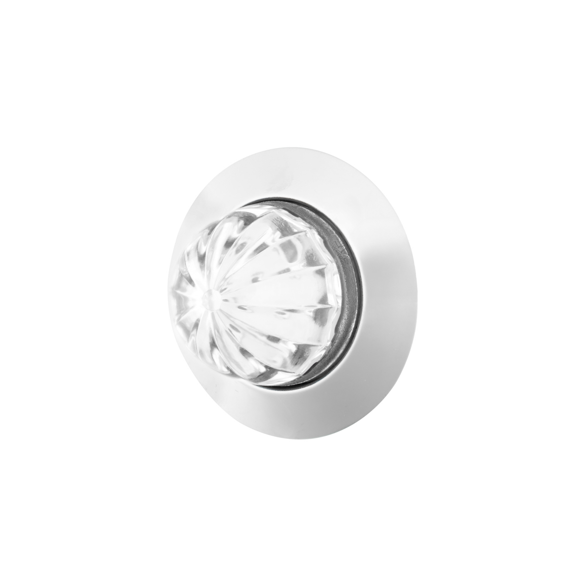 Red 6 LED Dual Function Clearance and Marker 1 1/4" Mini Watermelon Light with Clear Lens