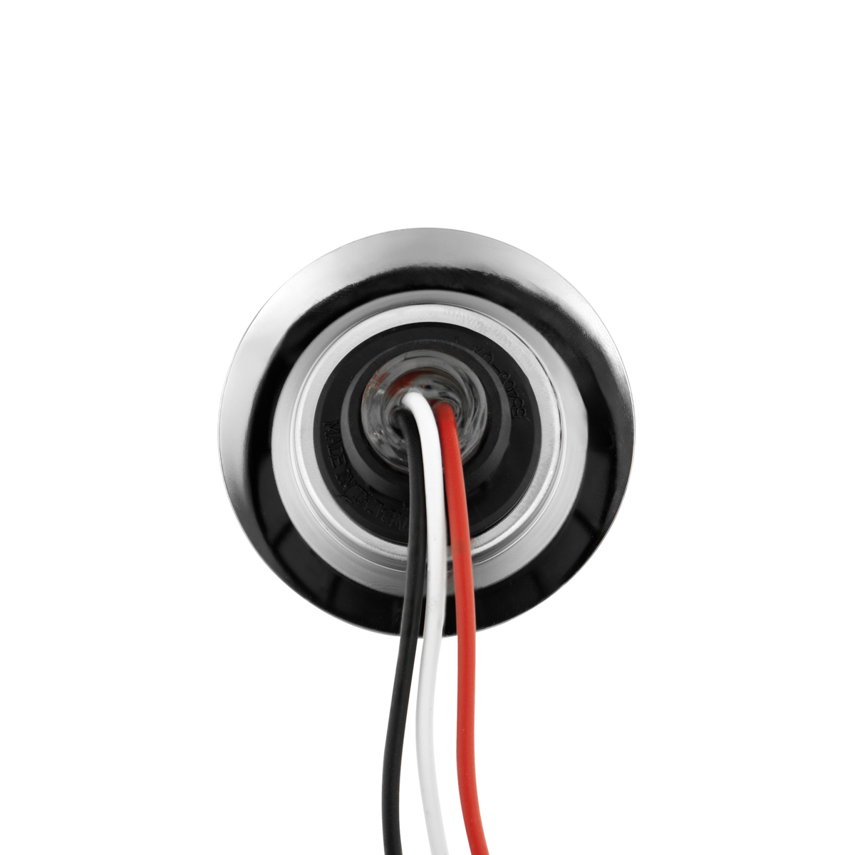Red 6 LED Dual Function Clearance and Marker 1 1/4" Mini Watermelon Light with Clear Lens