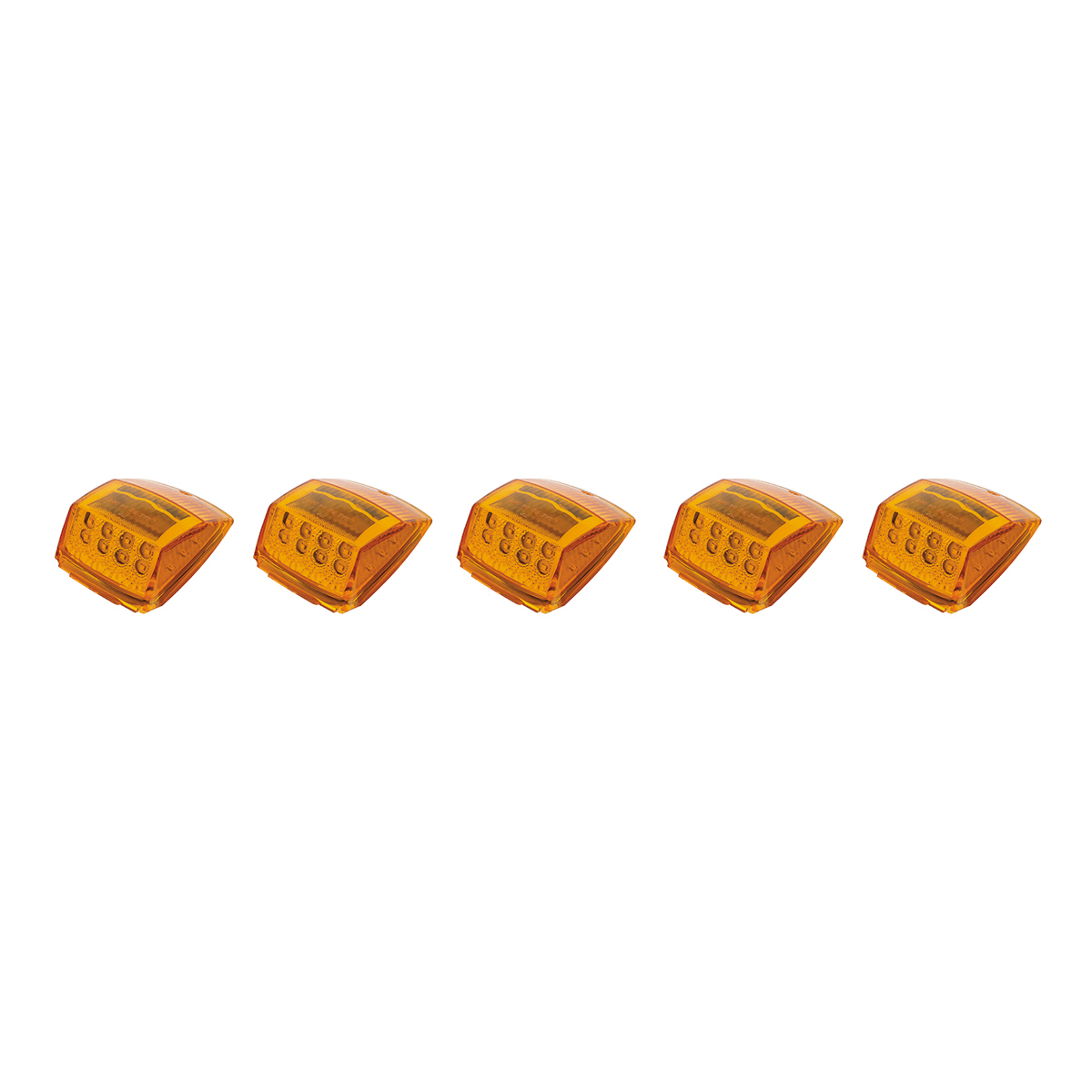 17 LED Amber Reflector Square Cab Light for Grakon 5000 Style Housing