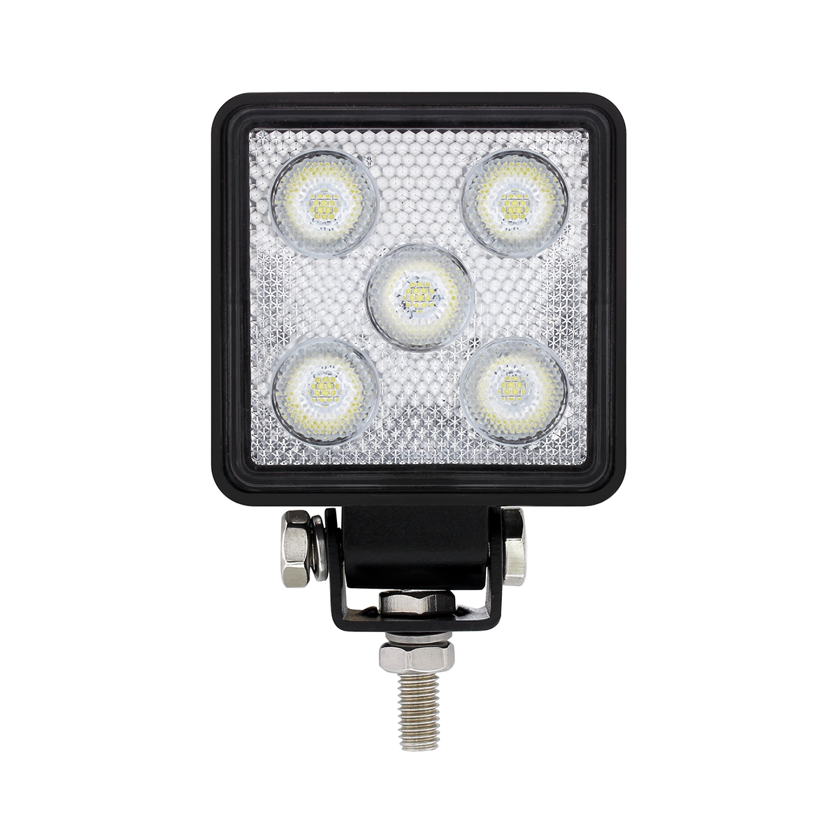 5 High Power LED 3" Square Mini Flood Work Light