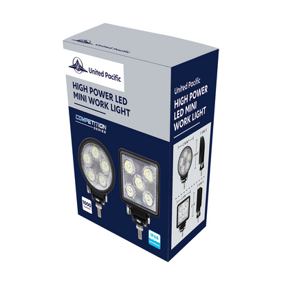 5 High Power LED 3" Square Mini Spot Work Light