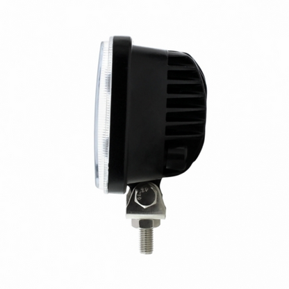 8 High Power LED Rectangular Work Light with Chrome Reflector