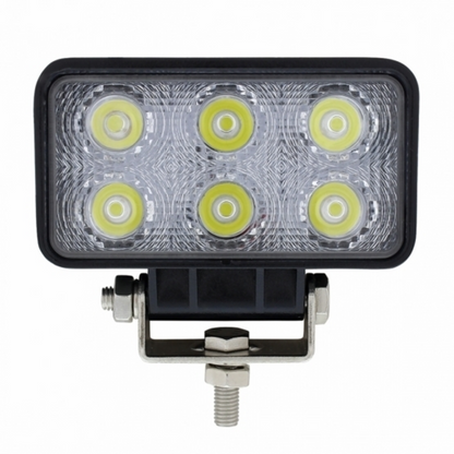 6 High Power LED Rectangular Driving or Work Light