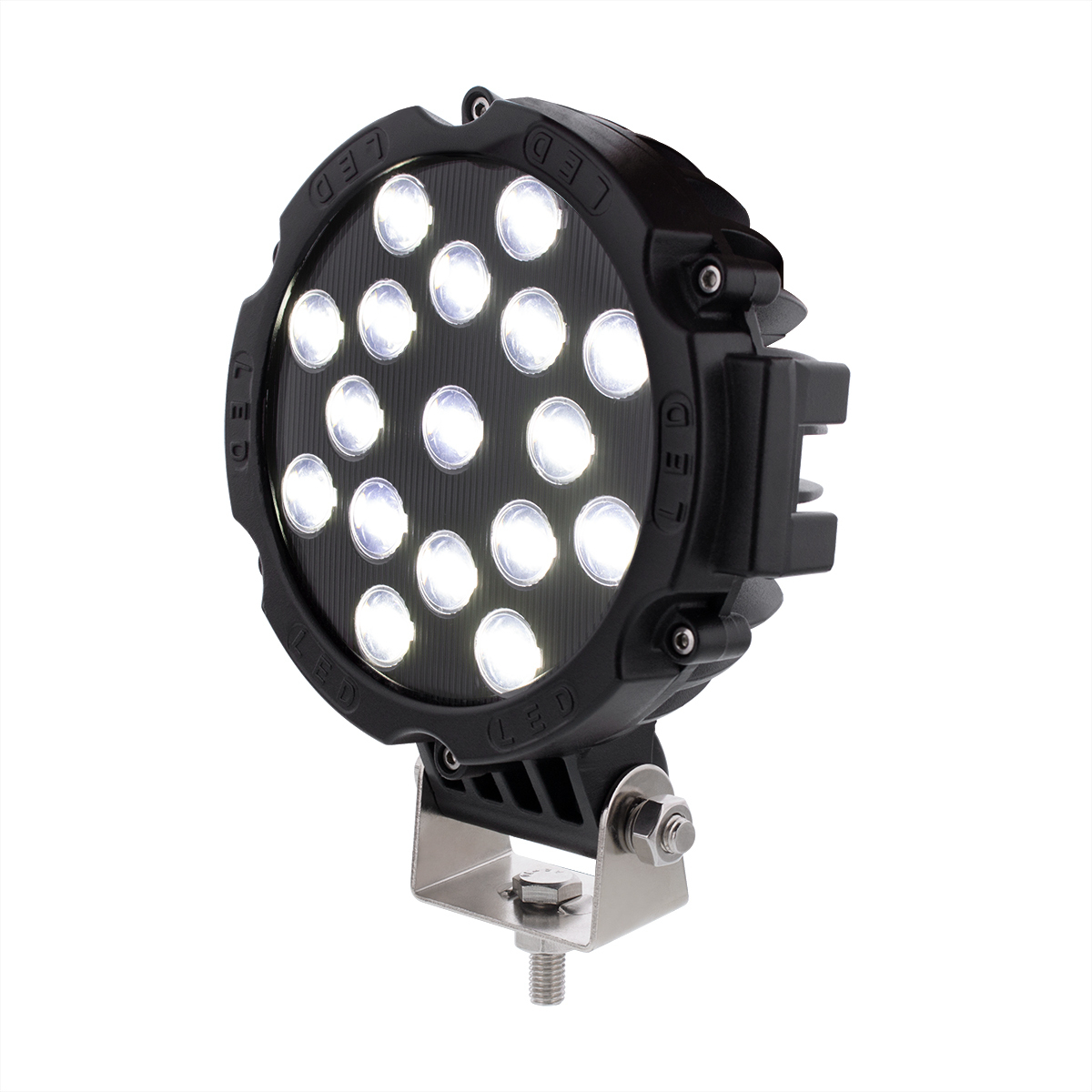17 High Power LED 7" Round Spot or Off Road Light