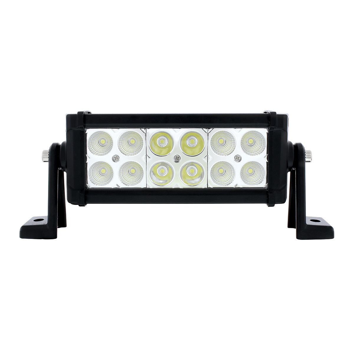 12 High Power LED Double Row 7" Combo Light Bar