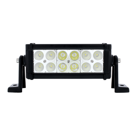 12 High Power LED Double Row 7" Combo Light Bar
