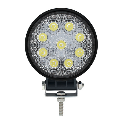 9 High Power LED 4 1/2" Round Spot Work Light