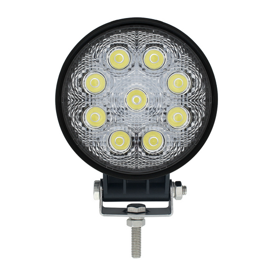 9 High Power LED 4 1/2" Round Spot Work Light