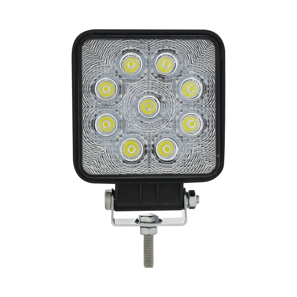 9 High Power LED 4 1/4" Square Flood Work Light