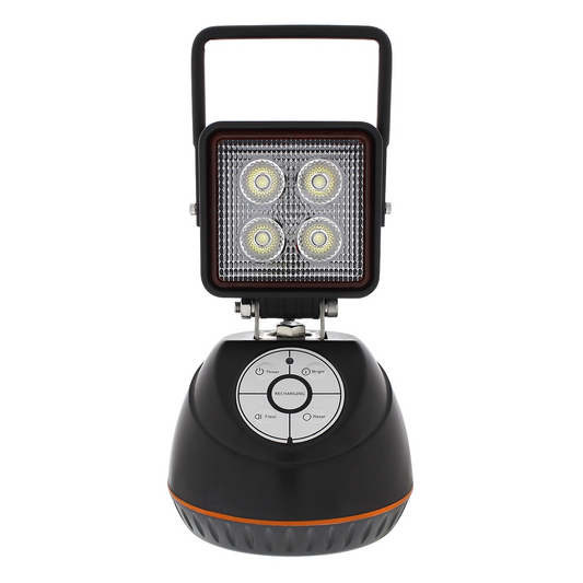 4 High Power LED 3" Square Magnetic Rechargeable Work Light