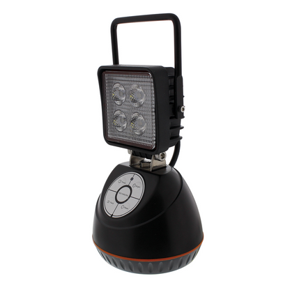 4 High Power LED 3" Square Magnetic Rechargeable Work Light