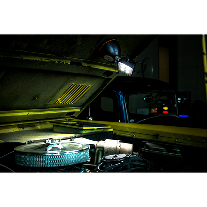4 High Power LED 3" Square Magnetic Rechargeable Work Light